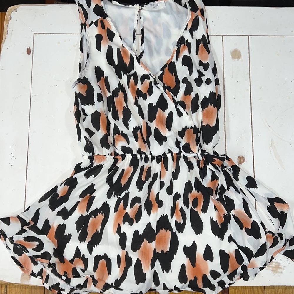Leopard Romper